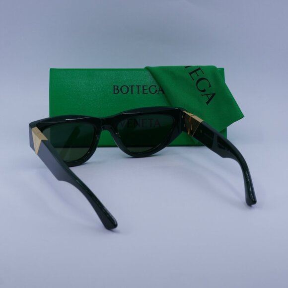Bottega Veneta BV1176S 007 Cat Eye Sunglasses - Green - Picture 6 of 11